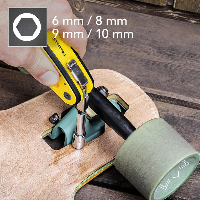 15‑in‑1 multi-function tool – using the sockets