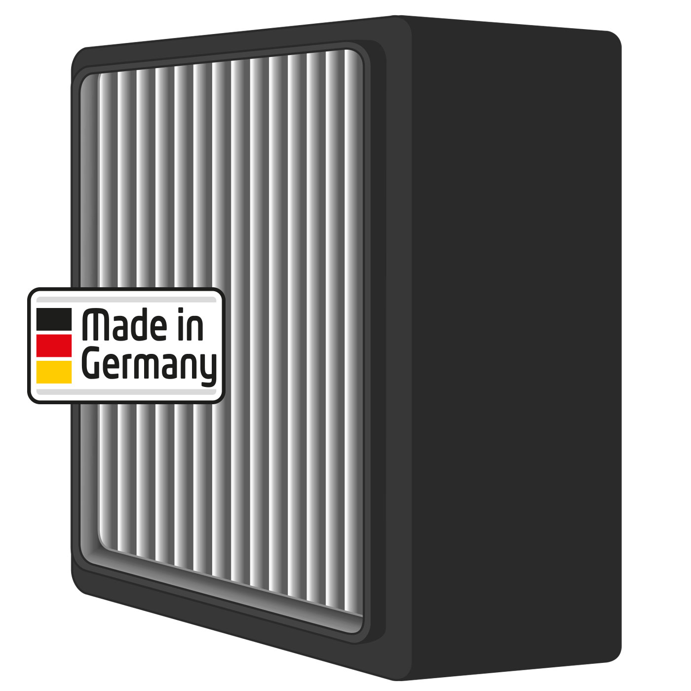 Activated carbon filter for odour neutralisation