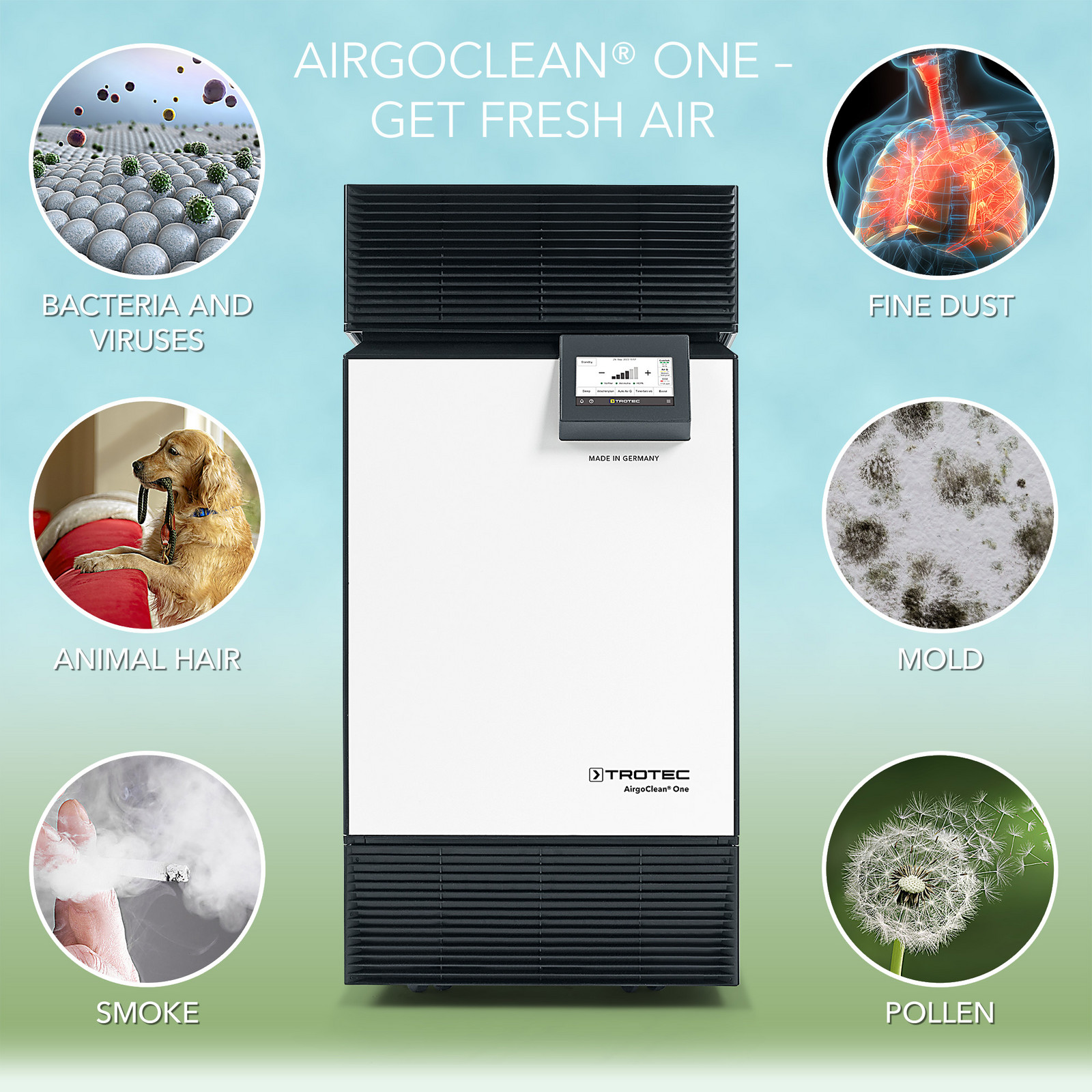 AirgoClean® One – our number 1 for virus-filtered clean air in exclusive environments
