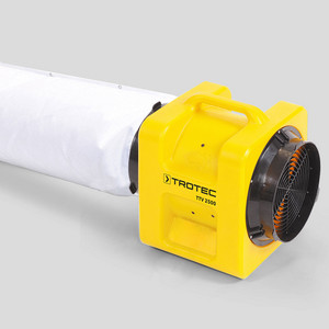 Axial conveying fan TTV 2500 with dust bag