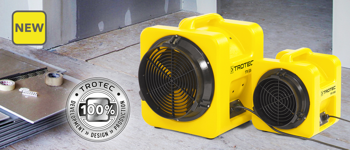 Axial conveying fans TTV 1500 and TTV 2500