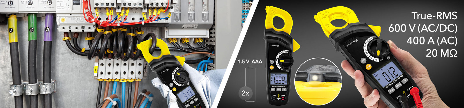 BE42 true RMS clamp meter