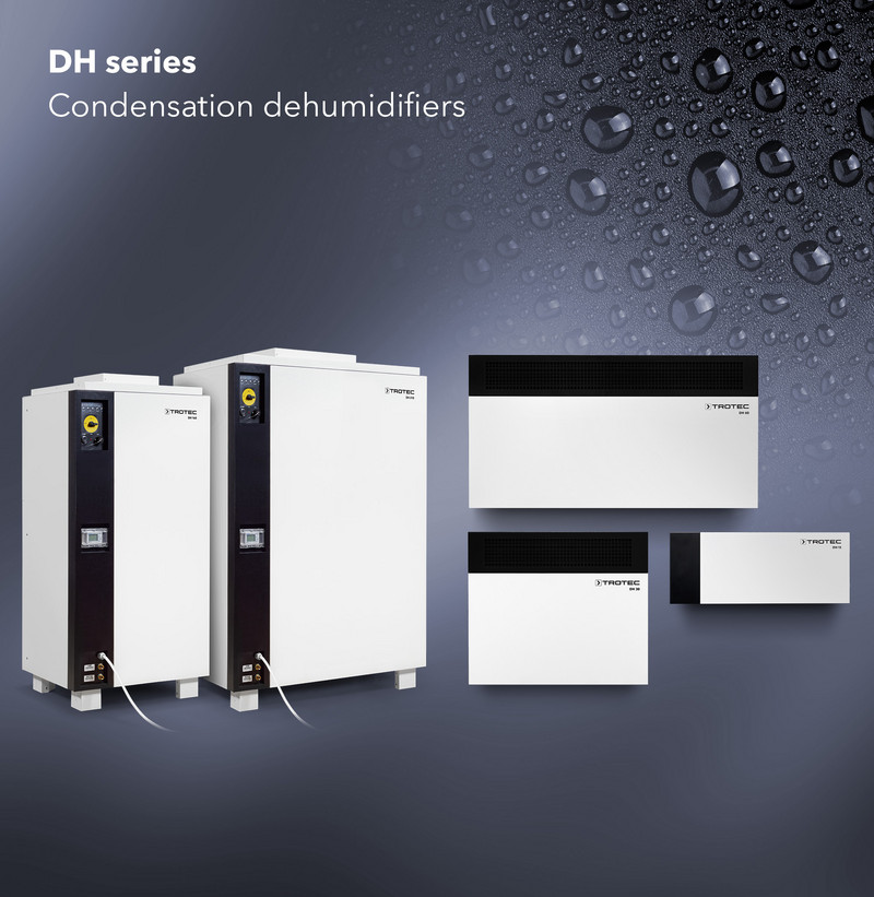 Condenser dryers of the DH series