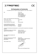 Declaration of conformity for pool dehumidifier DS 30 / DS 60 (INT)