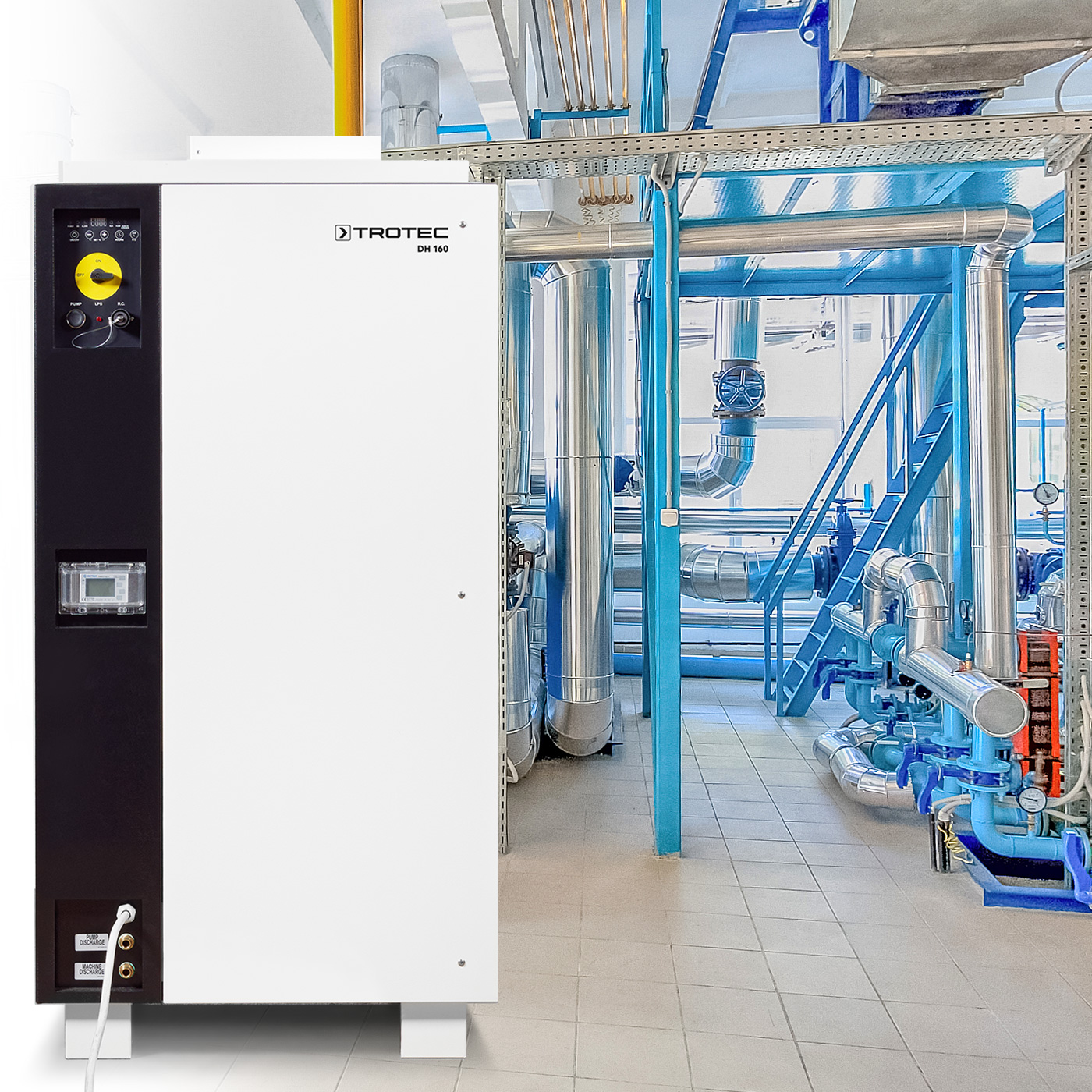 Dehumidification in pump stations