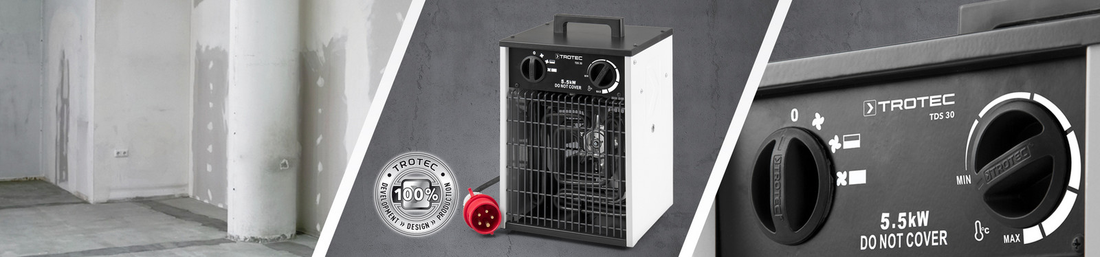 Electric heater fan TDS 30
