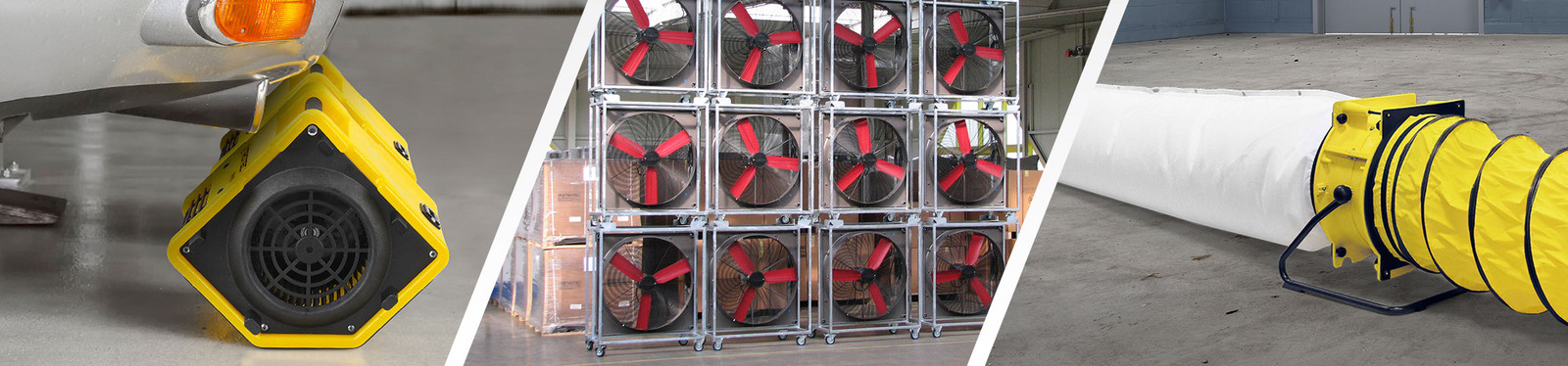Fans and wind machines