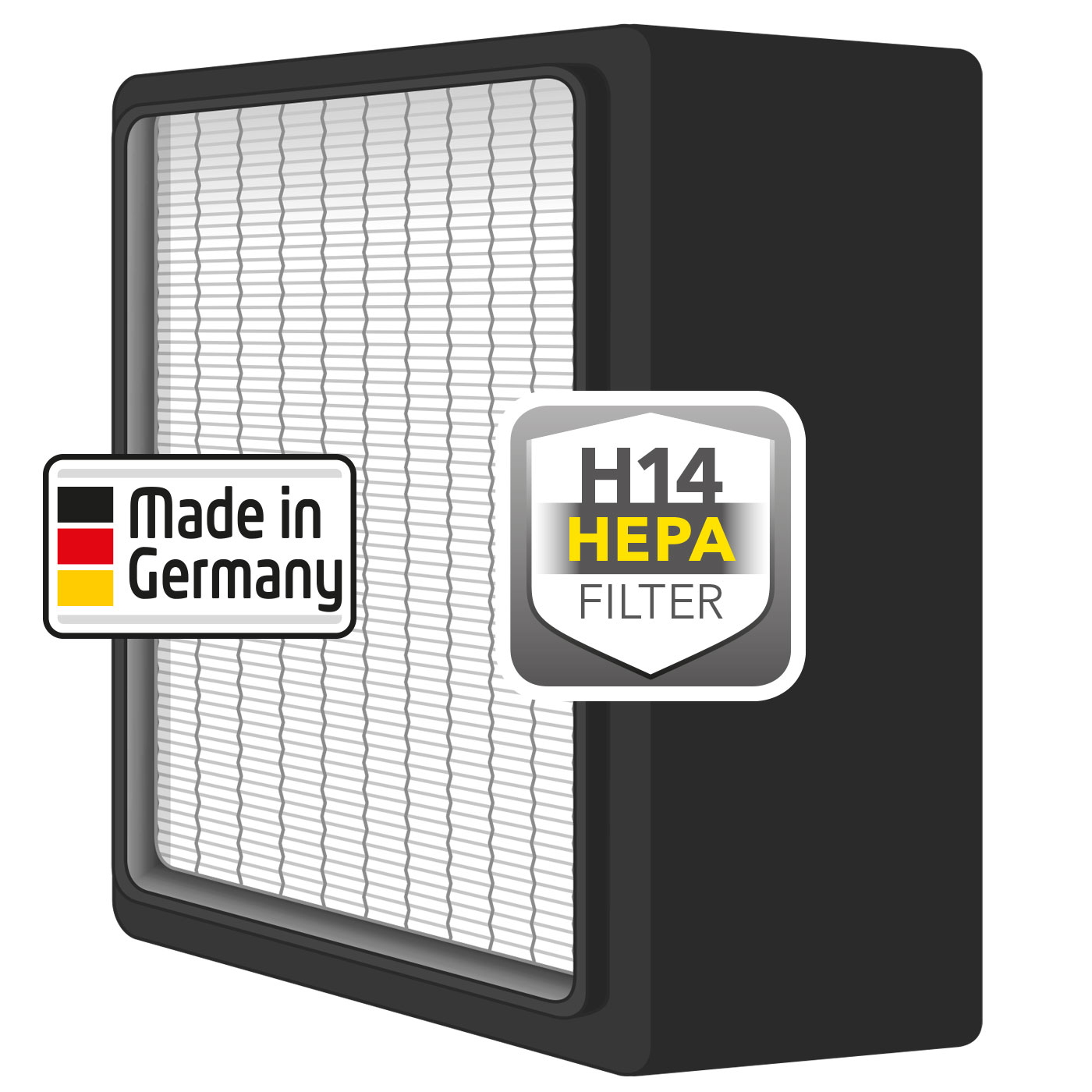 H14 HEPA filter (EN 1822)