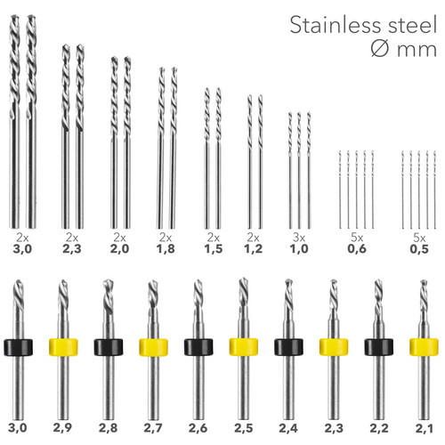 HSS precision drill bits & HSS micro bits