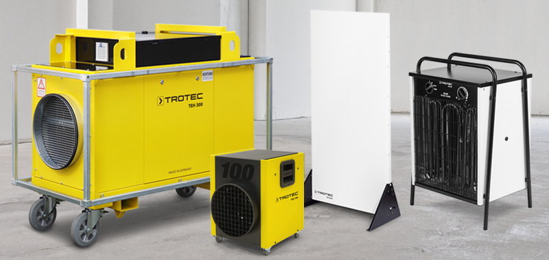 Mobile electric heaters-Trotec