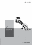 Operating manual cordless portable circular saw PCSS 05-20V (EN)