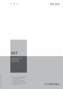 Operating Manual Fan Heater TFC 17 E (INT)