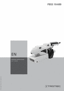 Operating manual for belt sander PBSS 10-600 (EN)