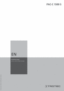 Operating manual for camping air conditioner PAC-C 1500 S (EN)