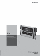 Operating manual for combination leak detector LD6000 (EN)