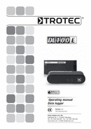 Operating manual for data logger DL 100 E (USB) (EN)