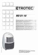 Operating manual for dehumidifier MD 01-10 (INT)