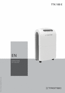 Operating manual for dehumidifier TTK 100 E (EN)