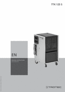 Operating manual for dehumidifier TTK 125 S (EN)