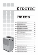 Operating manual for dehumidifier TTK 130 S (INT)