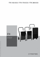 Operating manual for dehumidifier TTK 165 ECO / TTK 170 ECO / TTK 380 ECO (EN)