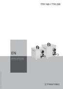 Operating manual for dehumidifiers TTR 160/TTR 250 (EN)