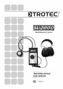 Operating manual for leak detector SL2000 (EN)