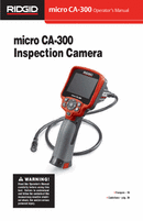 Operating manual for micro CA-300 (EN, FR, ES)