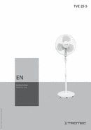 Operating manual for pedestal fan TVE 25 S (EN)