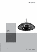 Operating manual for radiant heater IR 2010 SC (EN)