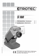 Operating manual for thermal imaging camera S180 (INT)