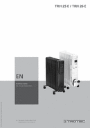 Operating manual oil-filled radiator TRH 25 E / TRH 26 E (EN)