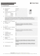 Product data sheet PAC 2620 E (INT)