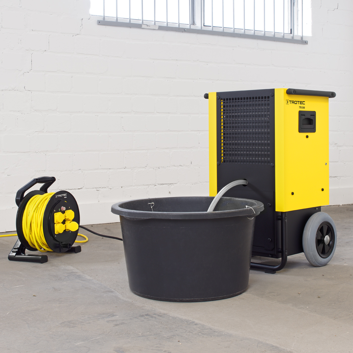 Professional construction drying with Trotec's TTK 500