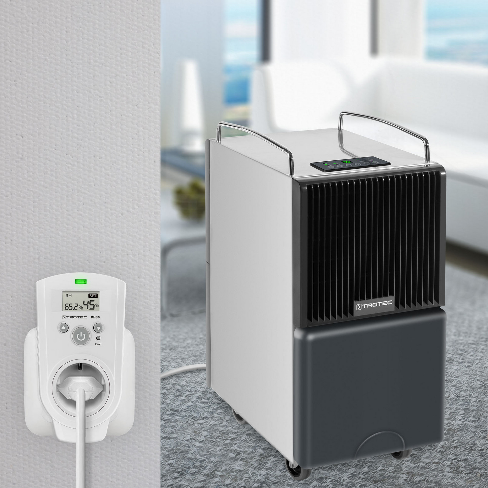 Socket hygrostat BH30 with dehumidifier TTK 120 E