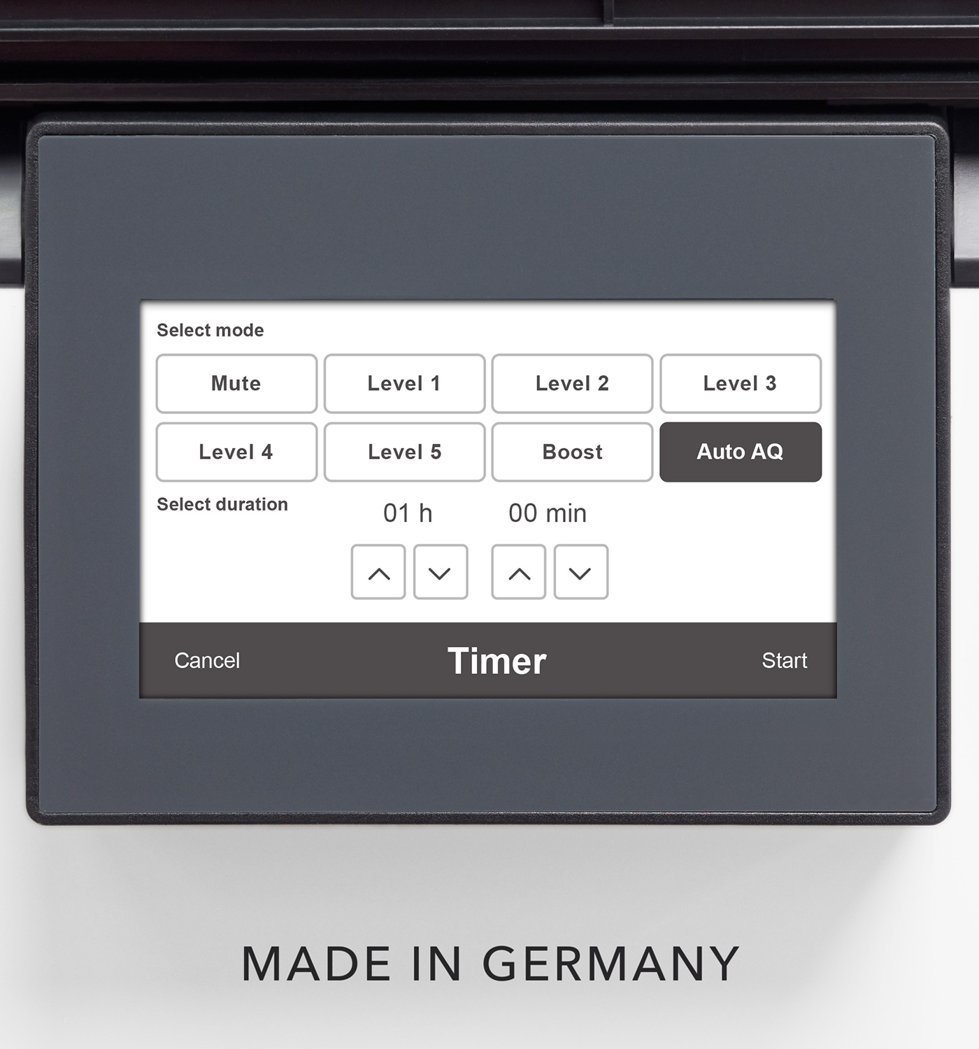Timer function with convenient weekly schedule