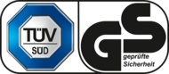 TÜV*-tested quality  *(German Association for Technical Inspection)