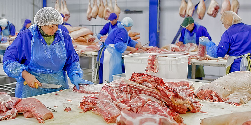 Virus-free room air in the meat industry-Trotec